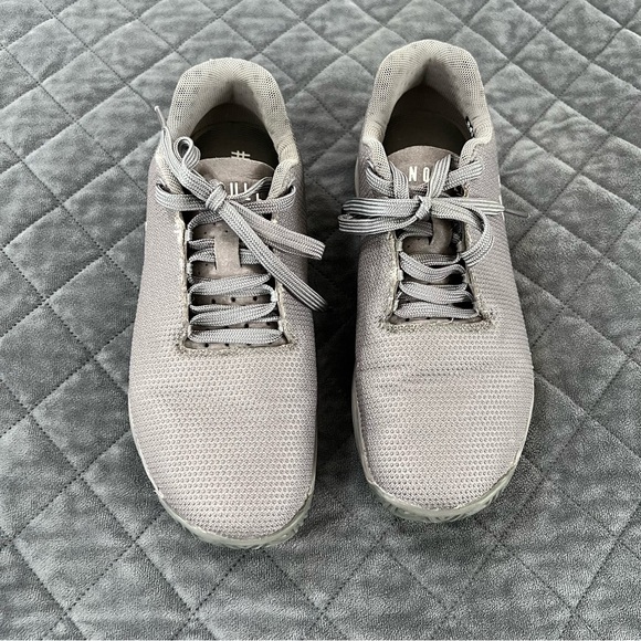 Nobull Shoes Women's Size 8.5 Impact Sneaker Gray Mesh Lace Up Trainers - Picture 2 of 10